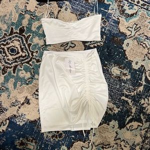 white skirt set - New!